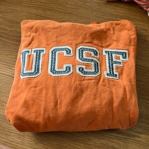 Comfy UCSF orange hoodie (XL)